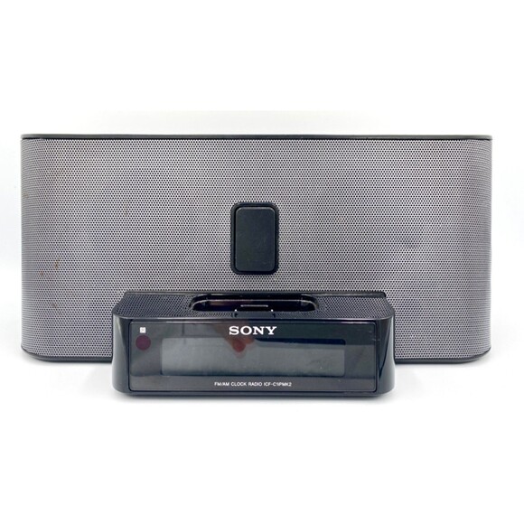 SONY Speaker Clock Radio 30 Pin iPod ICF-C1iP MK2 Dream Machine - 2 AVAILABLE - Picture 3 of 6